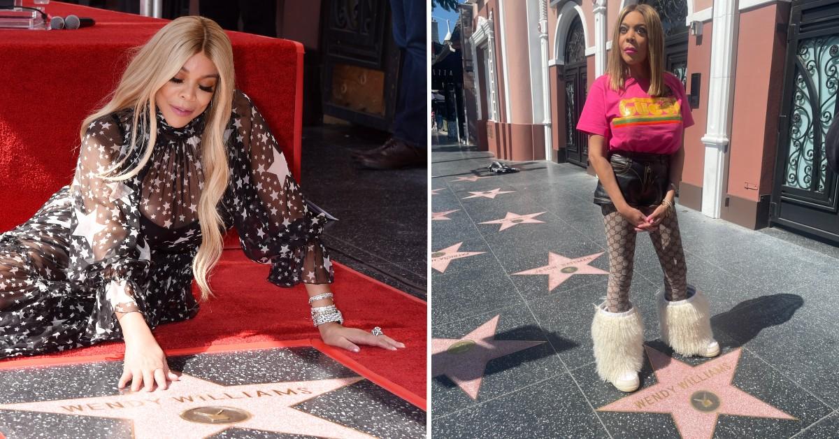 Wendy Williams Visits Her Star On The Hollywood Walk Of Fame