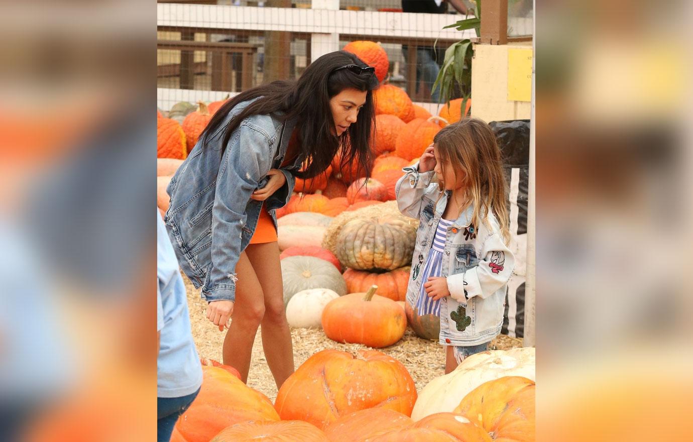 Kourtney kardashian pumpkin patch