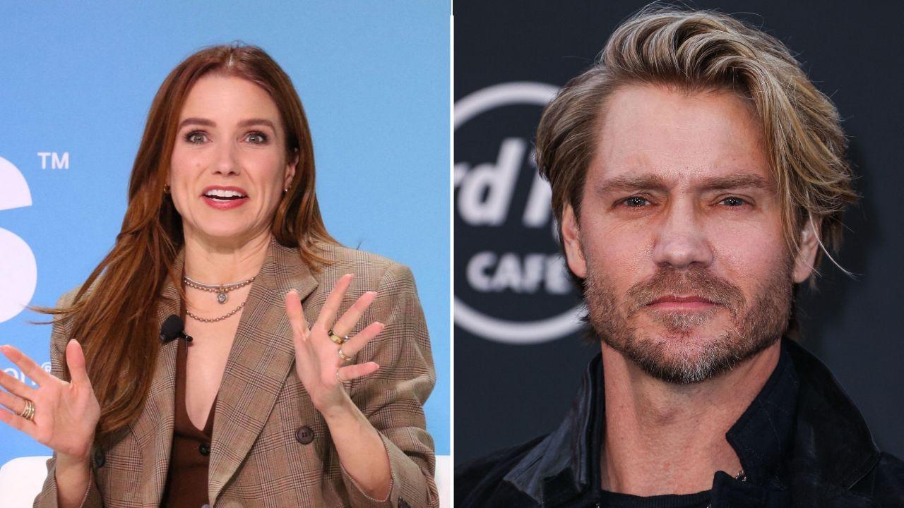 images of Sophia Bush and Chad Michael Murray.