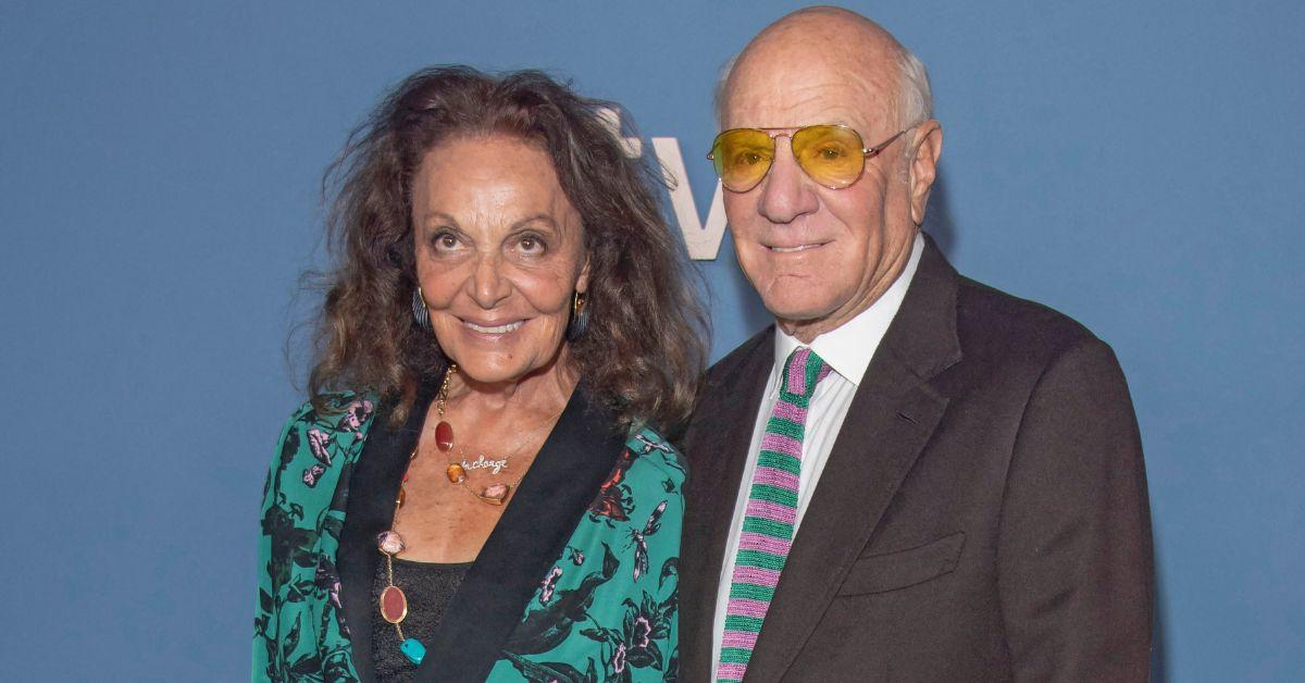 Photo of Diane von Furstenberg, Barry Diller. 