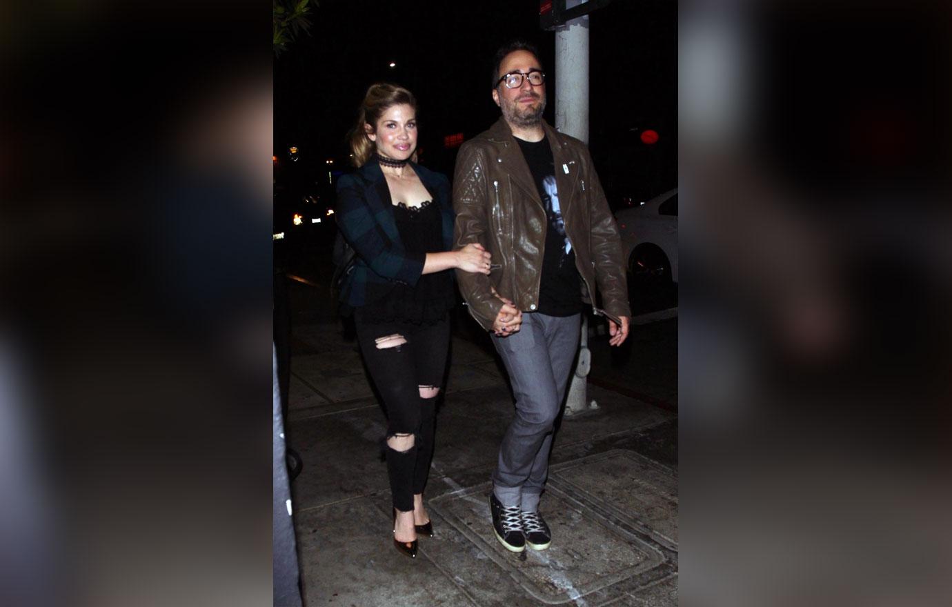 *EXCLUSIVE* Danielle Fishel enjoys a night out in Hollywood with a new boyfriend