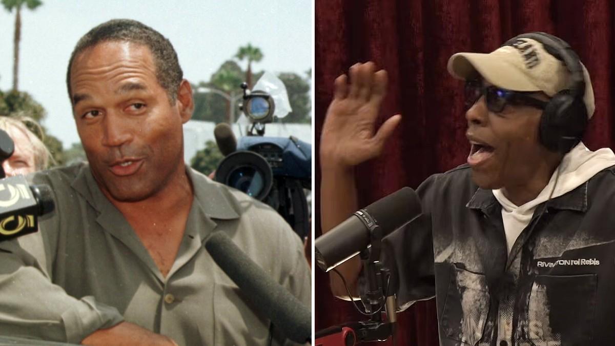 split of O.J. Simpson, Arsenio Hall. 