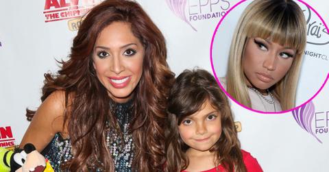 Farrah abraham involves daughter nicki minaj feud 09