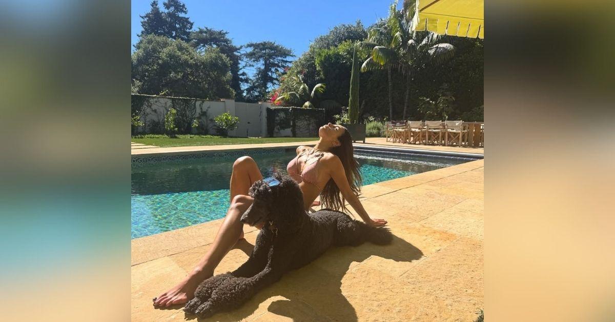 image of The actress also posted poolside and fashion photos.