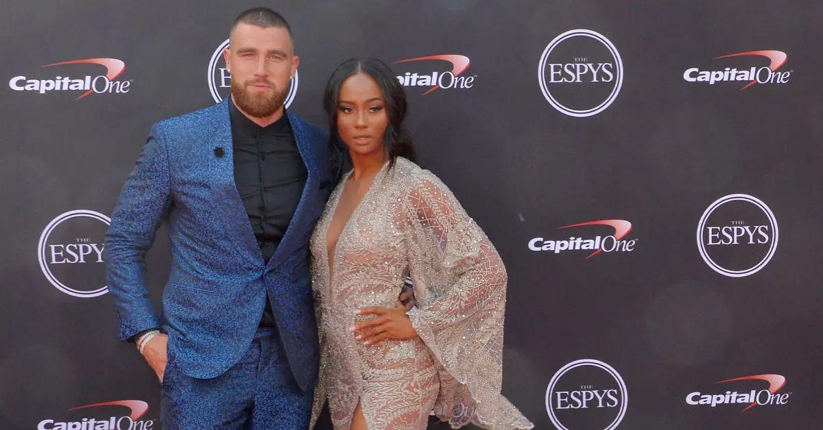 Image of Kayla Nicole reportedly threw shade at ex Travis Kelce's fiancée, Taylor Swift.