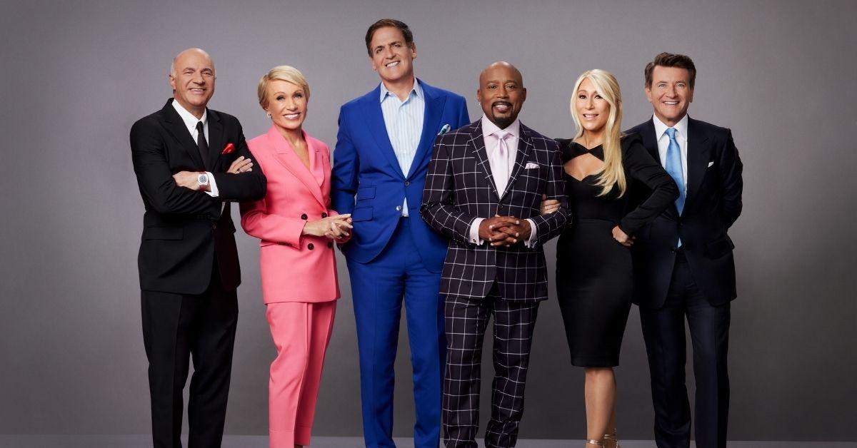 Photo of Mark Cuban, Kevin O’Leary, Barbara Corcoran, Daymond John, Lori Greiner and Robert Herjavec
