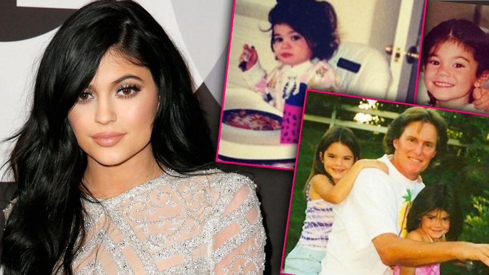 Kylie jenner childhood phoots throwback pictures