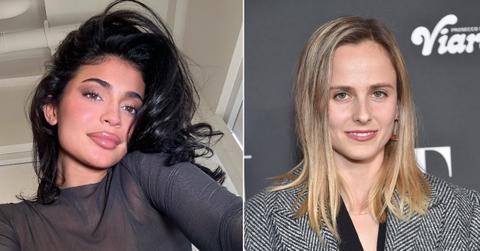 Photo of Kylie Jenner and picture of Pauline Chalamet.