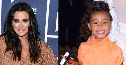Kyle Richards And North West Teaches Splits Photo