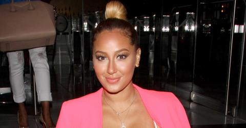 A Chic Adrienne Bailon gets dinner with Tamar Braxton