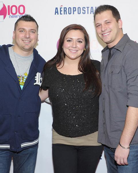 Chris, Albie and Lauren Manzo