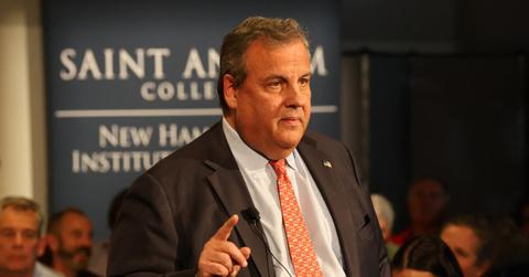 chris christie lashes out reporter running president fill void