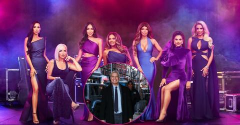 Composite photo of 'RHONJ' cast and Andy Cohen.