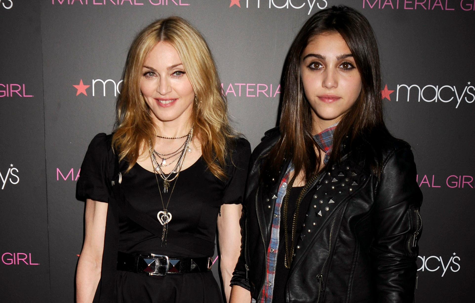 LOURDES LEON INDULGES MOM MADONNA SPORTING SEXY COSTUMES DESPITE OBJECTING TO QUEEN OF POP SHOWING TOO MUCH SKIN.