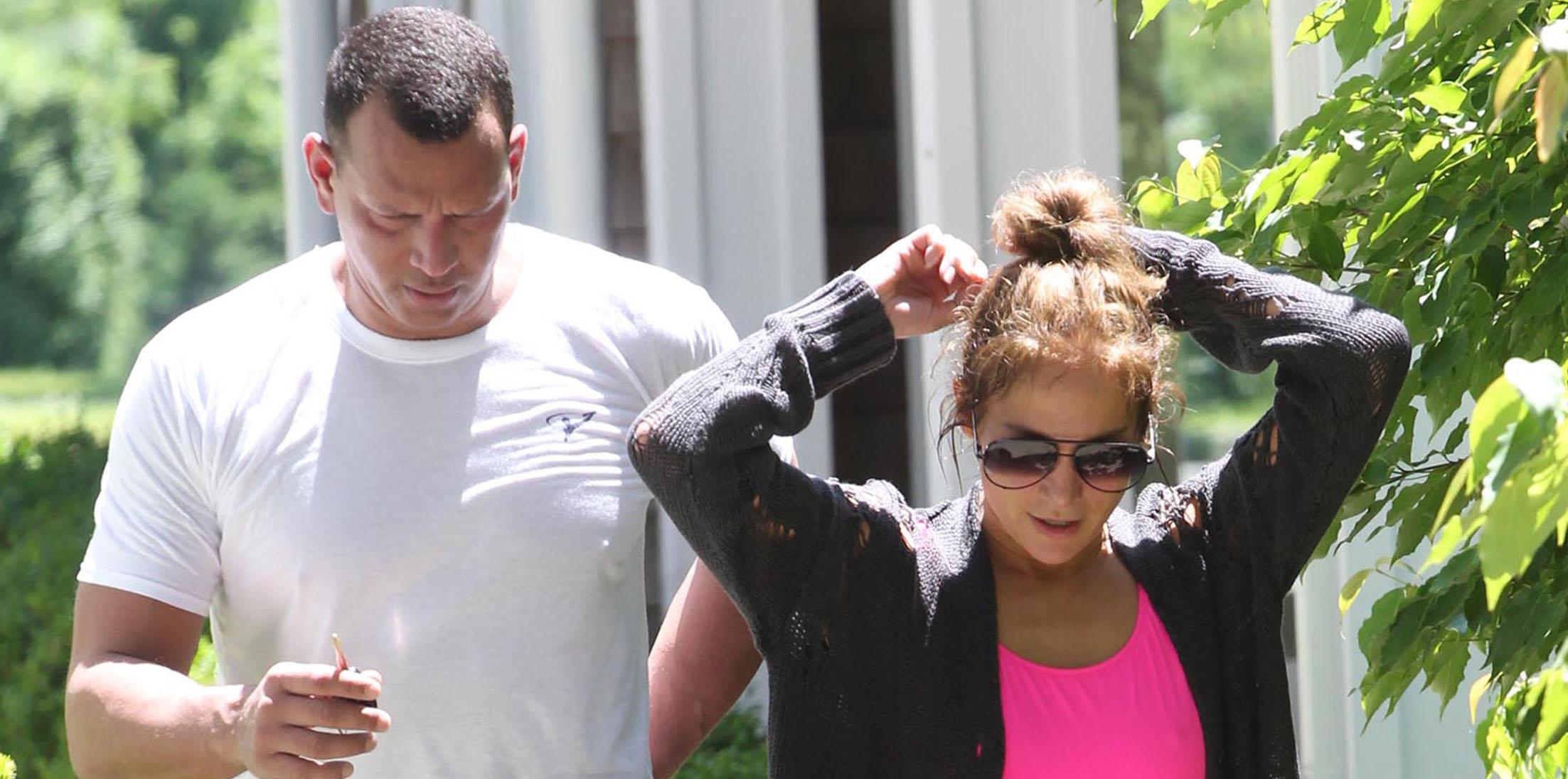 Jennifer Lopez and Alex Rodriguez Spotted After a Work Out