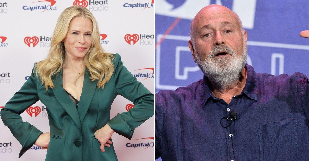 split photo of Chelsea Hander; Rob Reiner. 