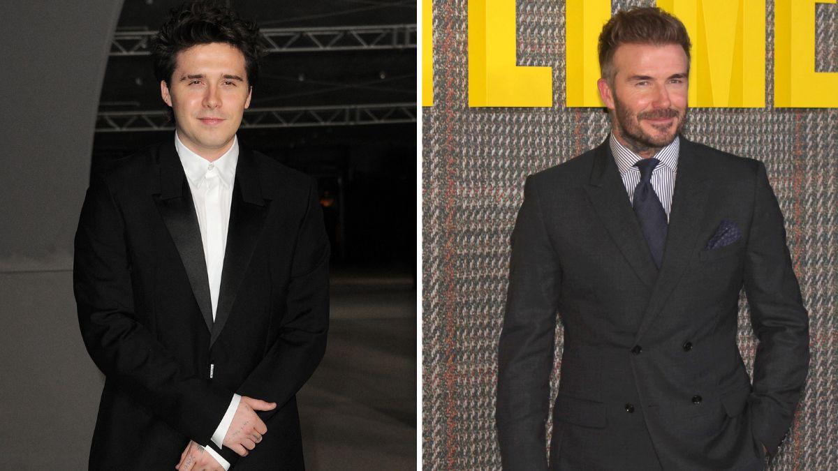 image of Brooklyn Beckham is not talking to his parents. 
