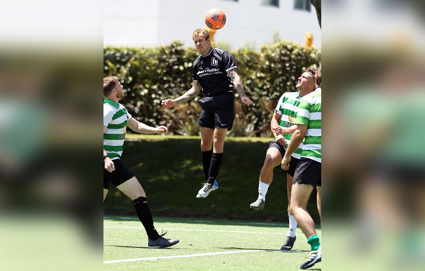 justin bieber soccer