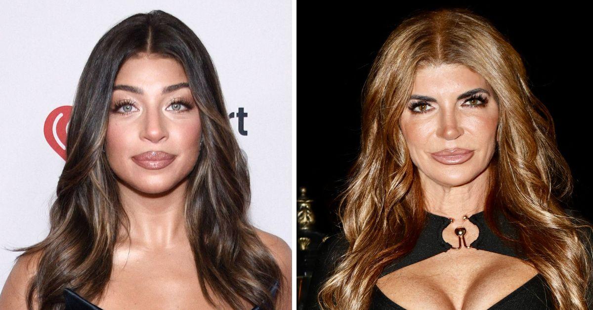split photo of Gia & Teresa Giudice