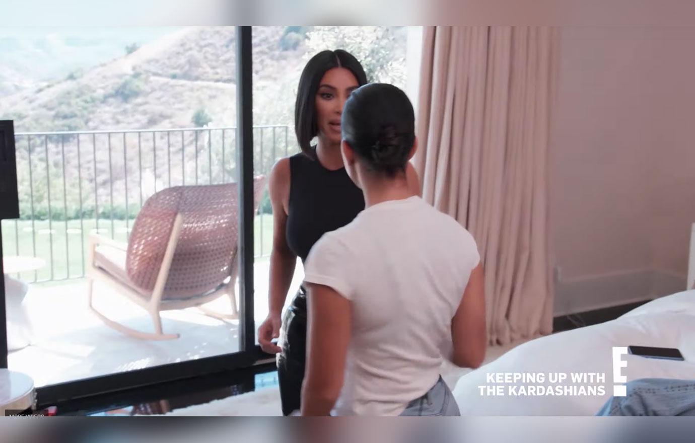 Kim Kardashian Throws A Punch At Kourtney Kardashian