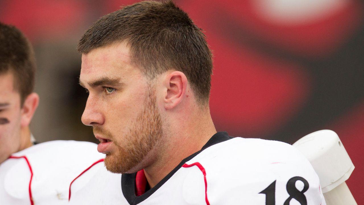 travis kelce transformation before after photos