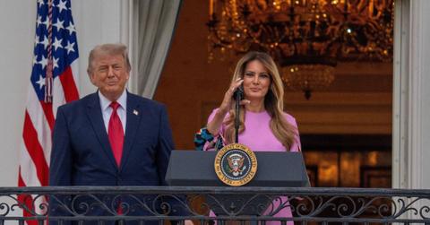 image of Donald Trump and melania