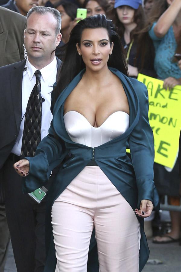 Kim Kardashian wraps up her guest appearance on ‚ÄúJimmy Kimmel Live‚Äù