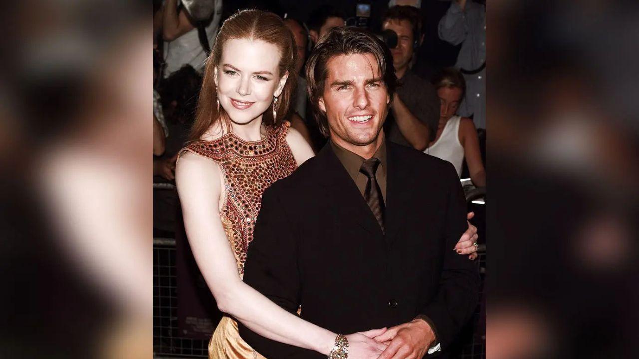 Photo of Nicole Kidman said Tom Cruise 'swept' her off her feet when they met on-set.