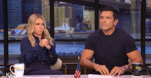 Image of Kelly Ripa and Mark Consuelos discussed possibly being related.