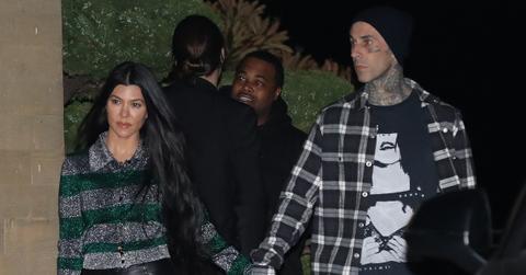 Kourtney Kardashian and Travis Barker
