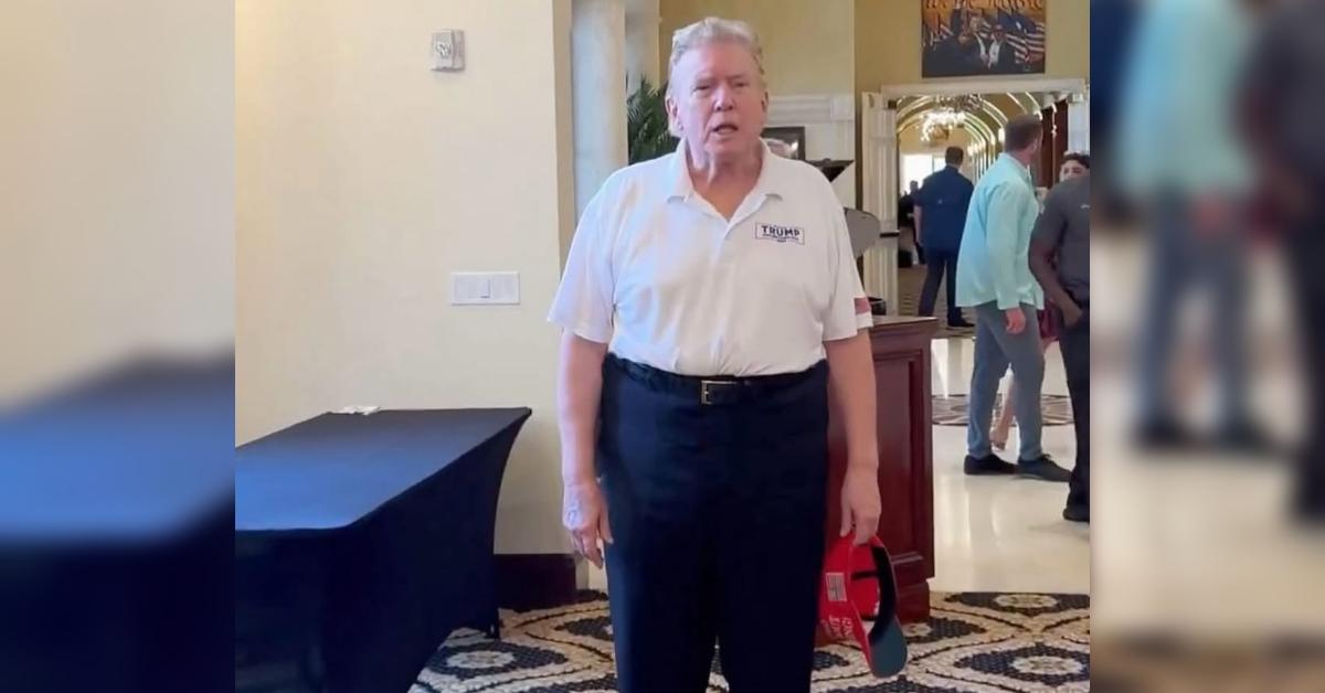 Image of The Democrats shared an unflattering photo of Donald Trump from December 2024.