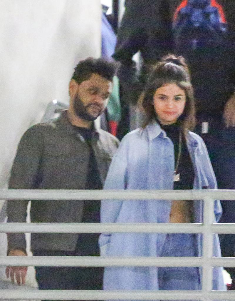 *PREMIUM EXCLUSIVE* Selena Gomez and The Weeknd leave Dave and Buster&#8217;s Date Night **WEB EMBARGO UNTIL 9:30AM PST ON 01/27/17**