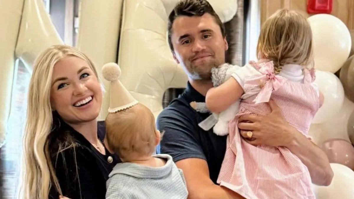 image of Charlie Kirk family