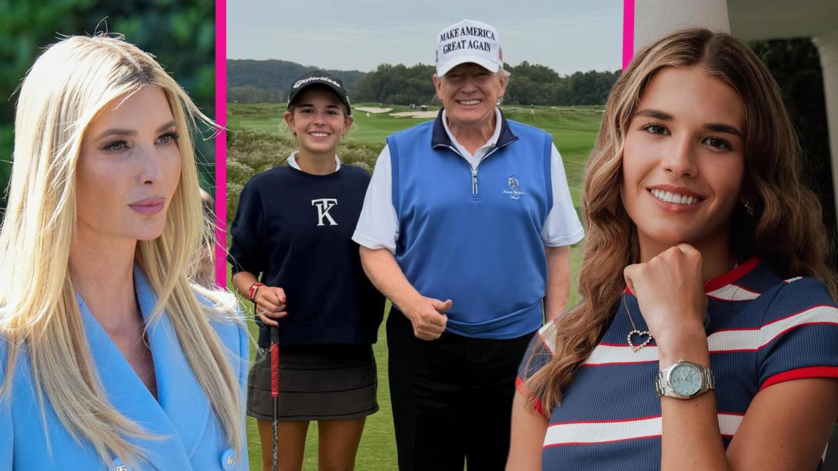 Kai, Ivanka and Donald Trump
