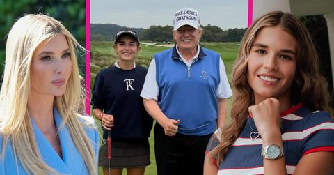 Kai, Ivanka and Donald Trump