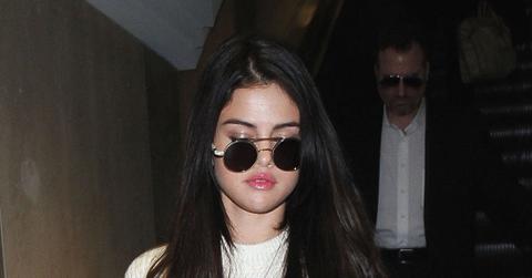 Selena Gomez Arriving On A Flight At LAX