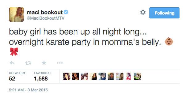 Maci bookout pregnancy tweets 1