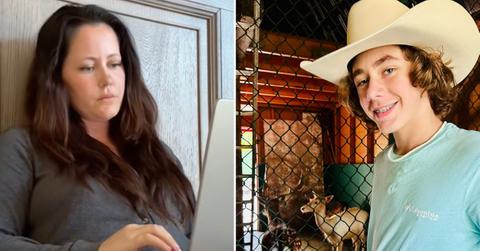 Composite photo of Jenelle Evans and Jace Evans