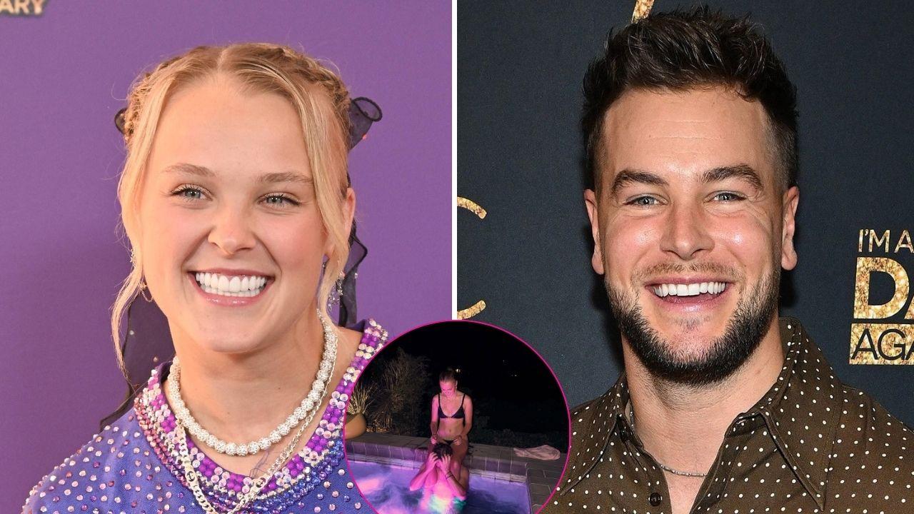 jojo siwa shows off bikini body hot tub chris hughes