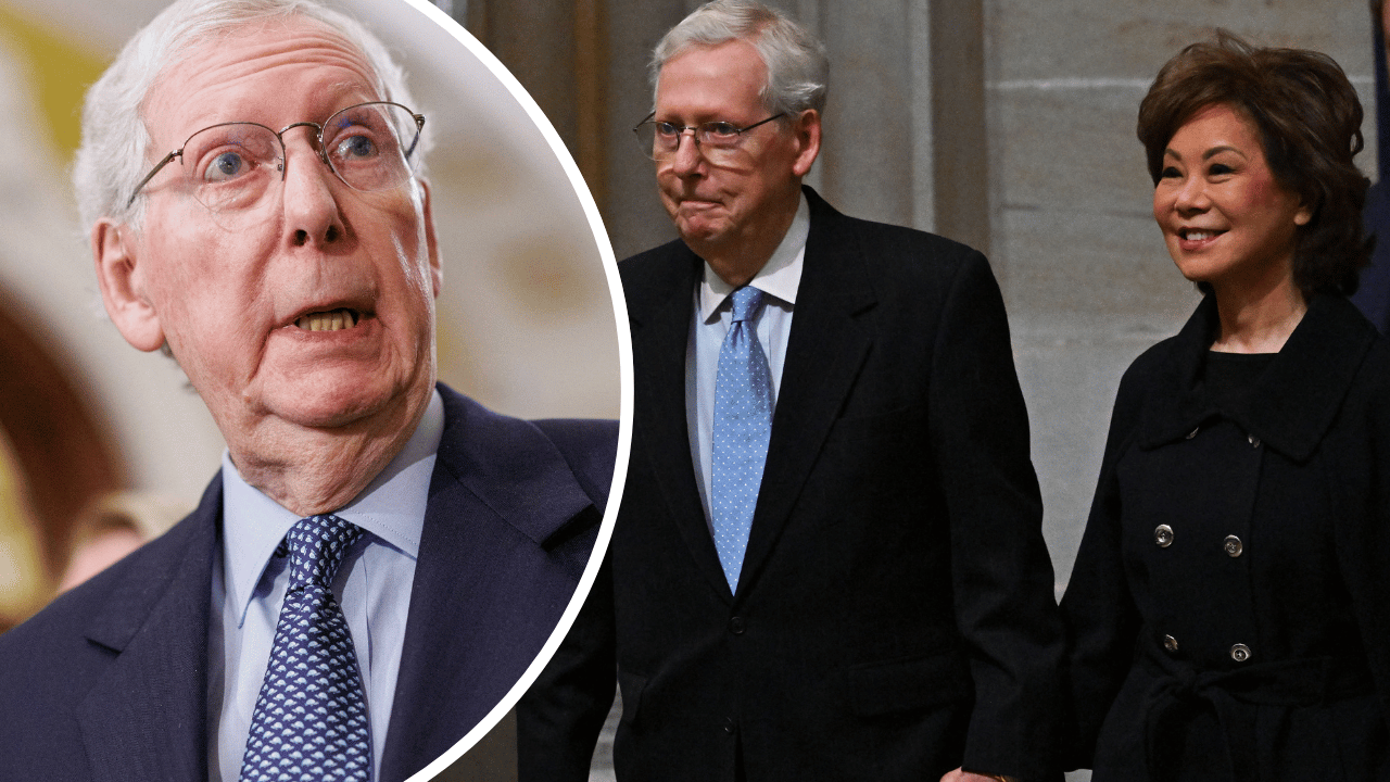 Mitch McConnell and Elaine Chao