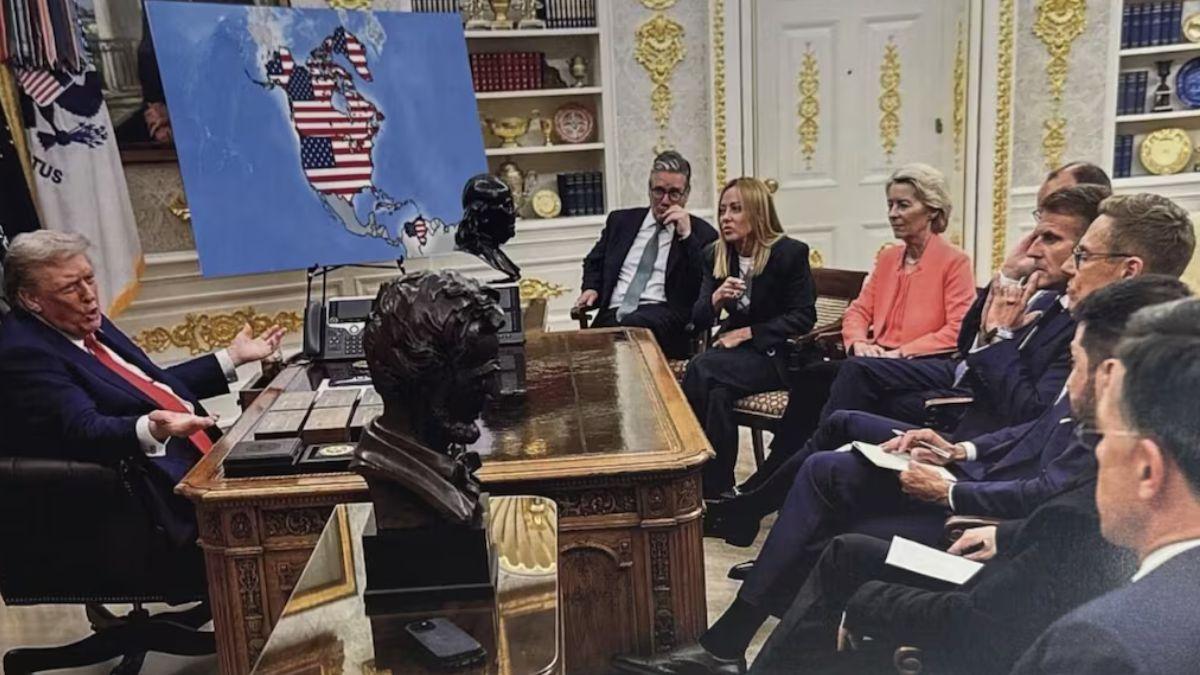 image of Donald Trump also posted edited photos of himself and others.