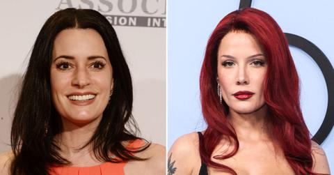 Photo of Paget Brewster and Halsey.