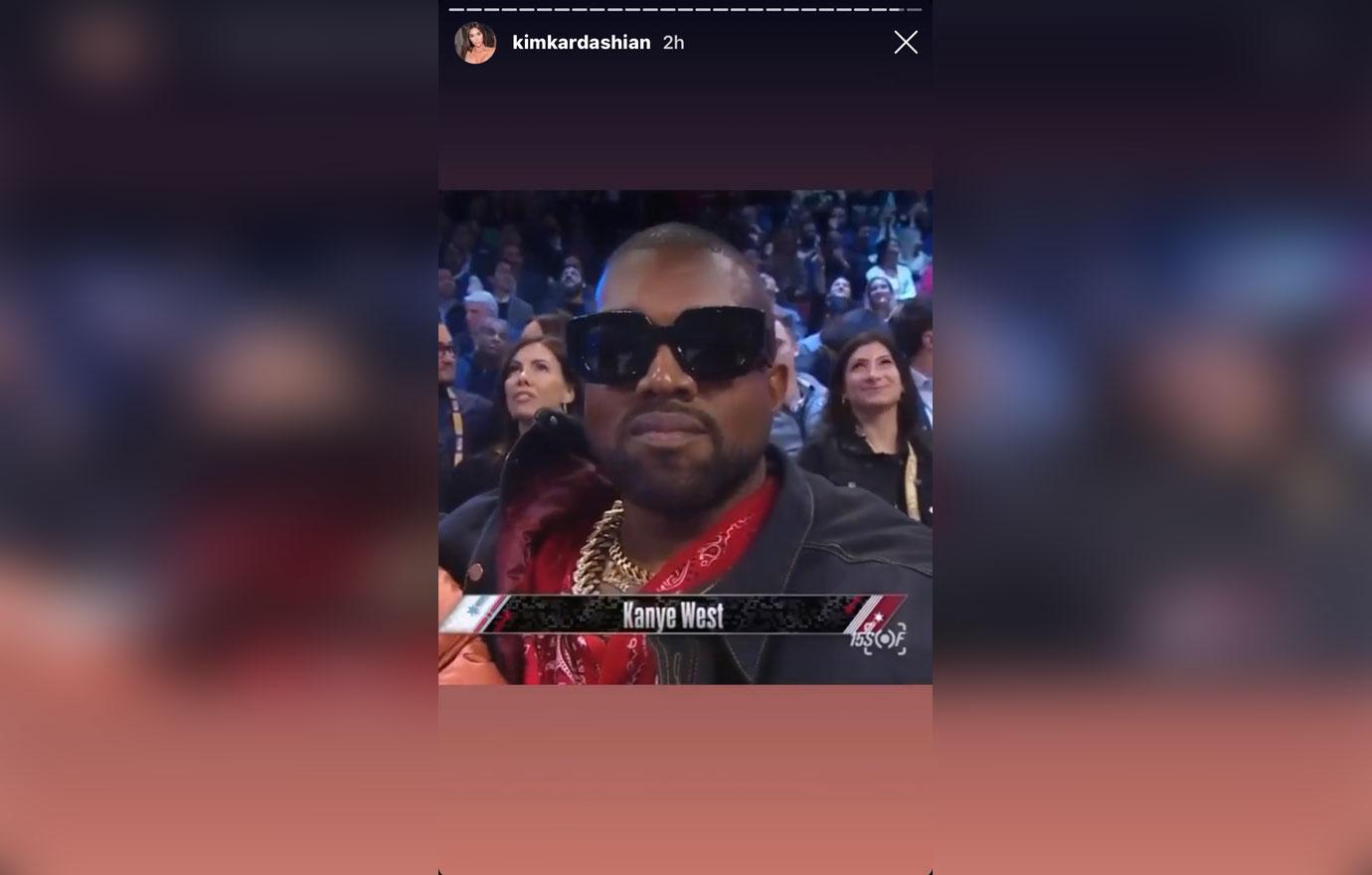 Kanye West Snubs Kim Kardashian On Kiss Cam At All-Star Game