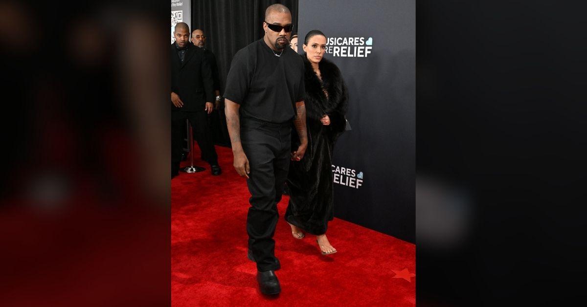 image of Kanye West is married to Bianca Censori. 