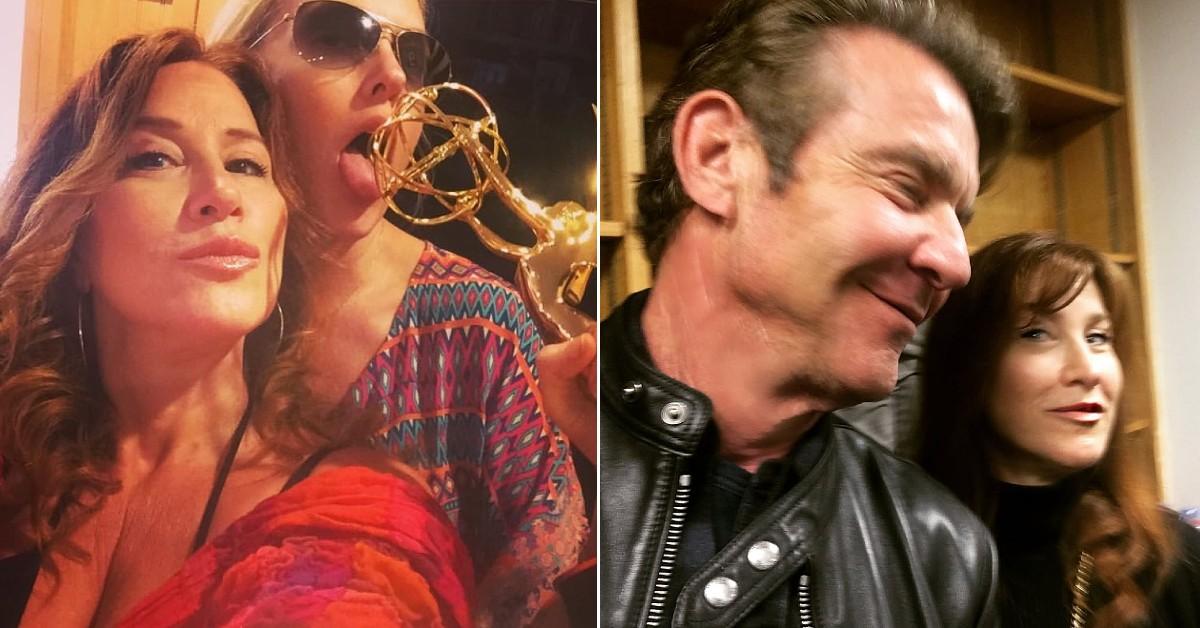 Photo of Lisa Ann Walter, Elaine Hendrix and Dennis Quaid. 