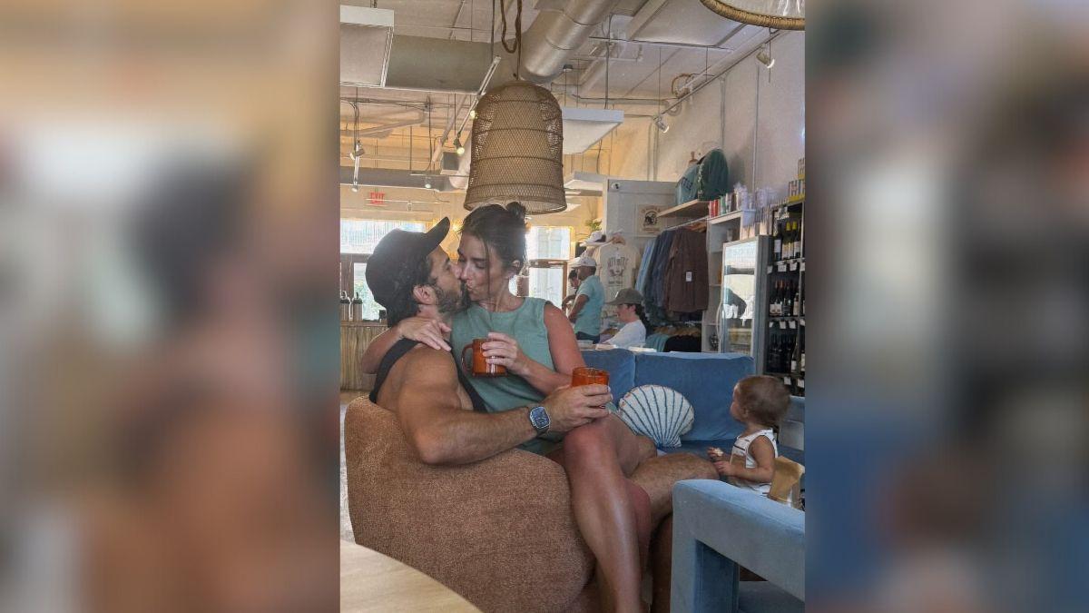 image of The pair welcomed Denver in 2024. 