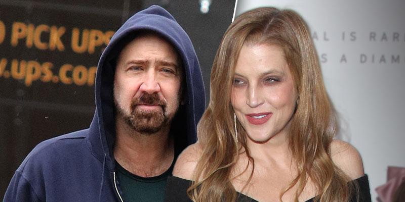 Nicholas Cage Comforts Ex Wife Lisa Marie Presley After Son's Suicide