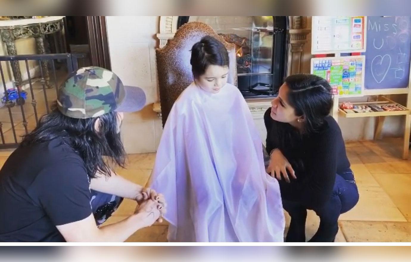 Criss Angel Cuts Son Johnny’s Hair In Emotional Video