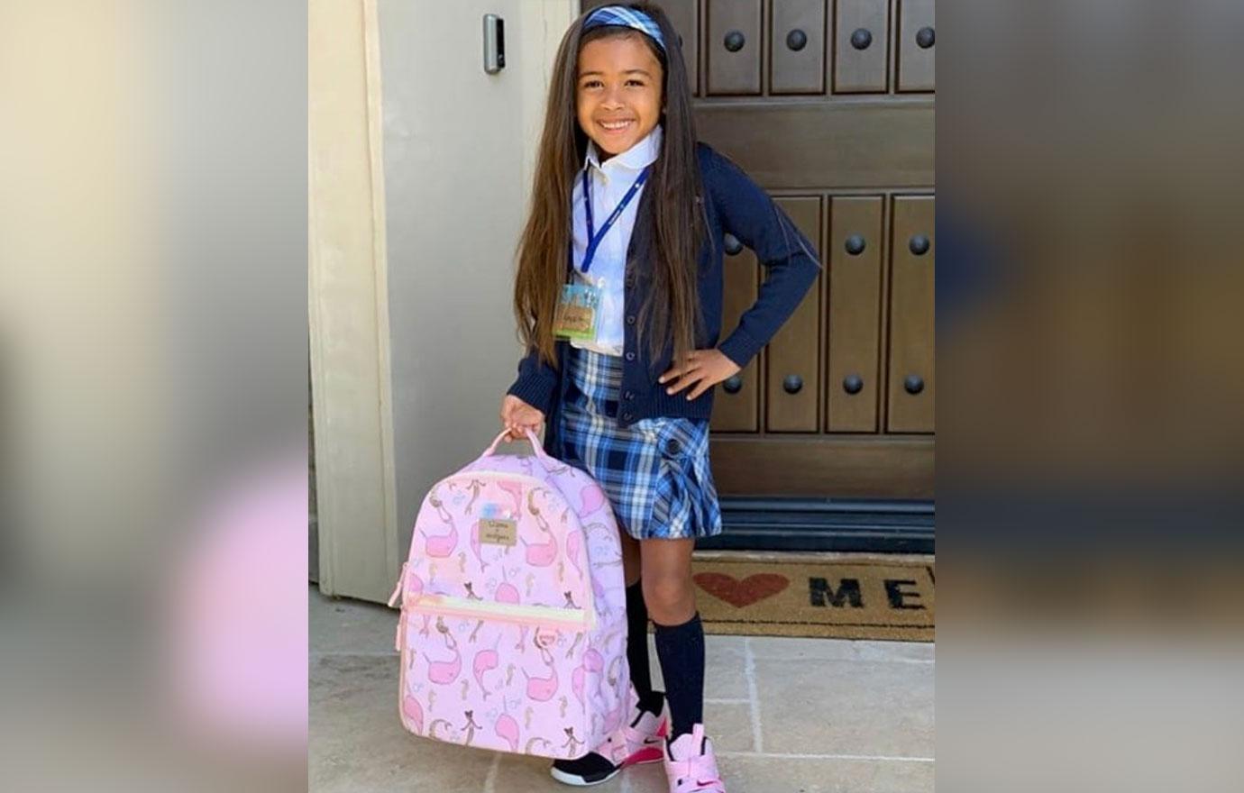 Chris Brown Daughter Royalty First Day School