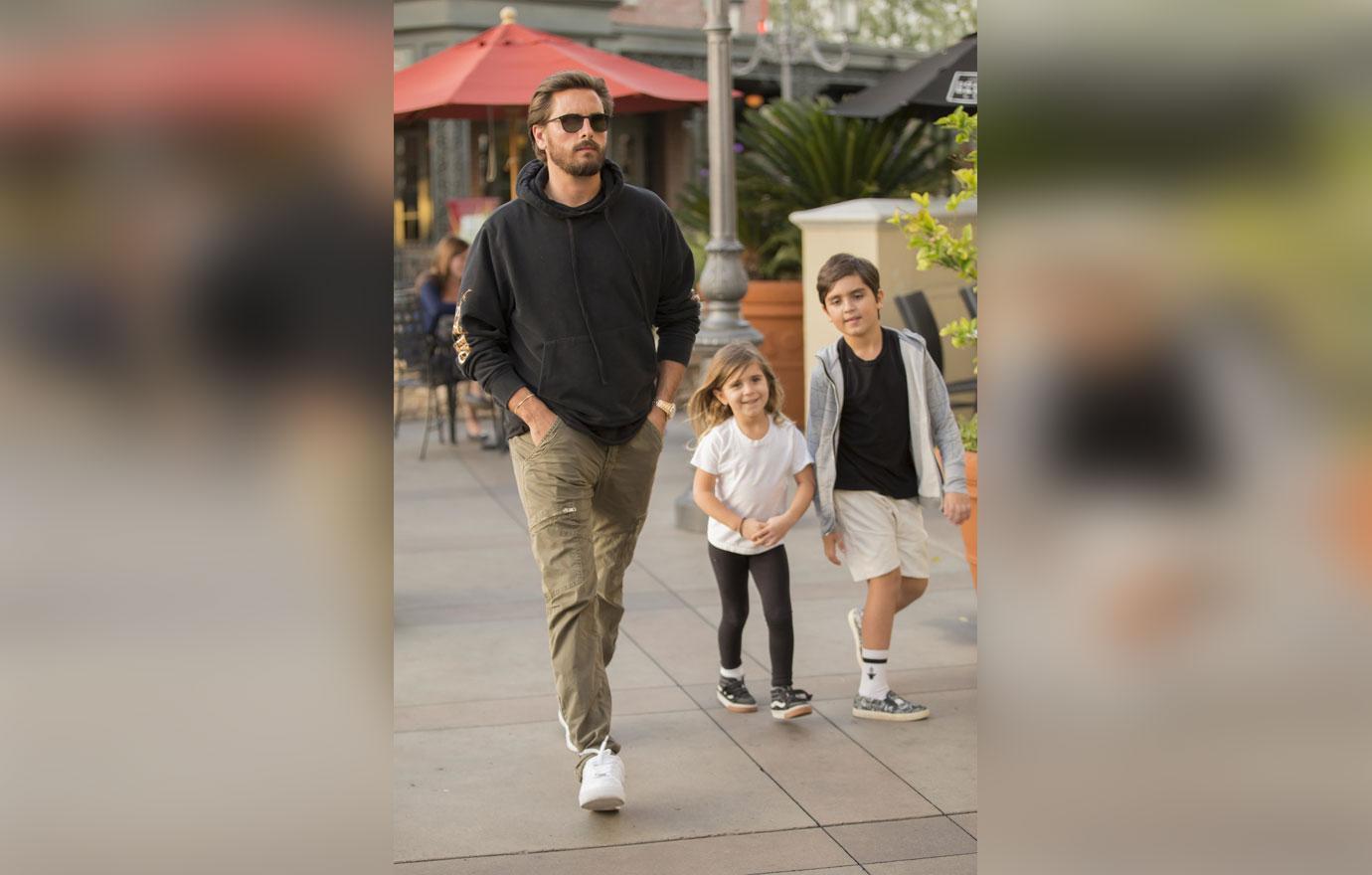 *EXCLUSIVE* Scott Disick takes a break from Sofia Richie to spend time with his kids